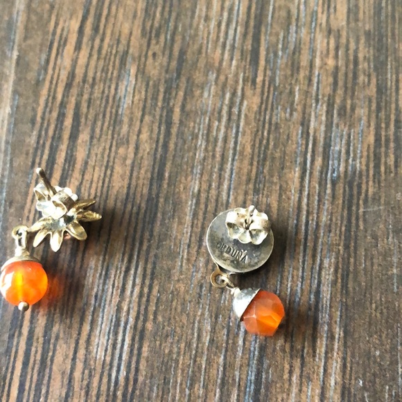 Semi precious stone drop earrings - Picture 4 of 7